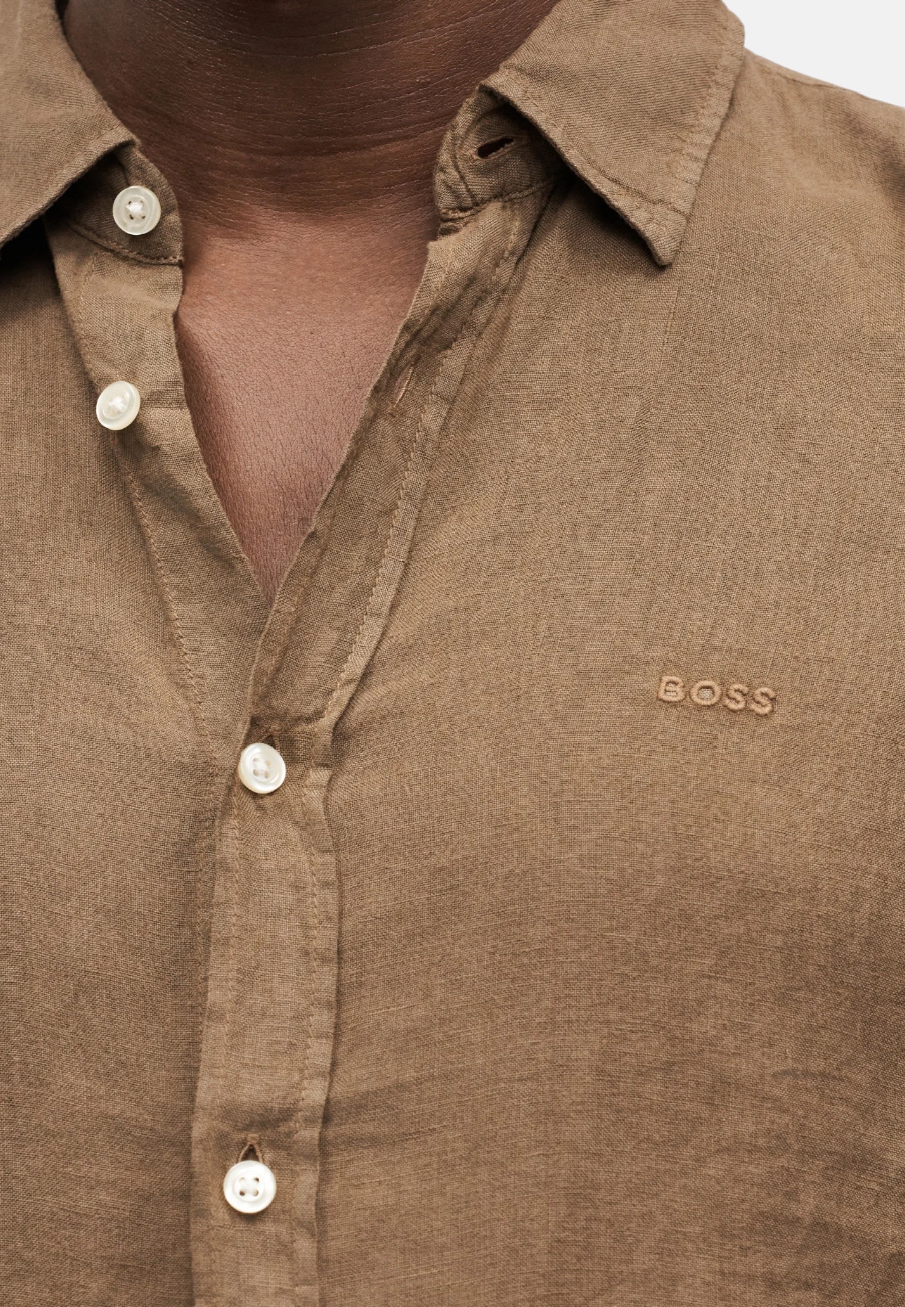 Camicia Uomo Boss Open Green
