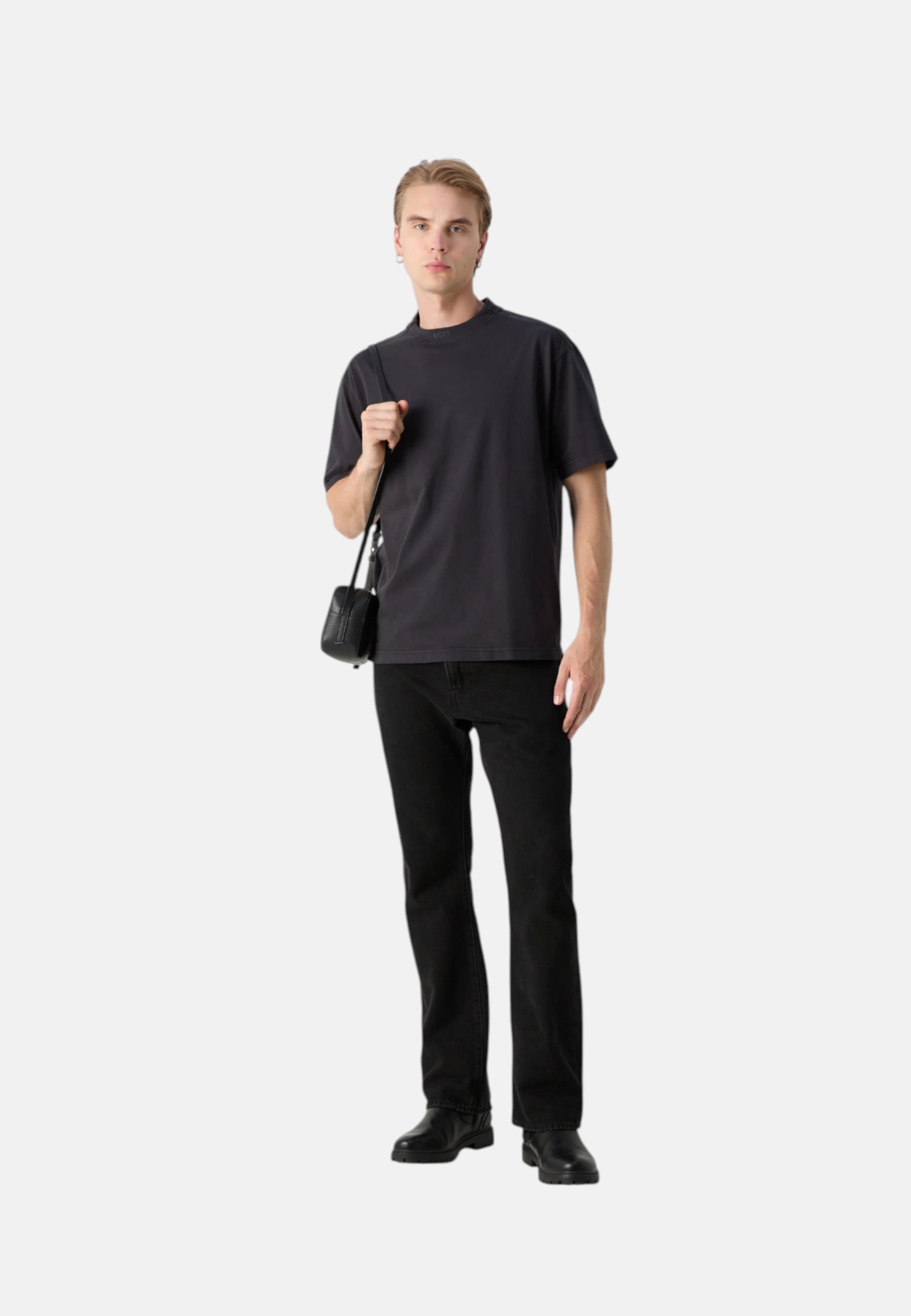 T-Shirt Uomo Boss Black