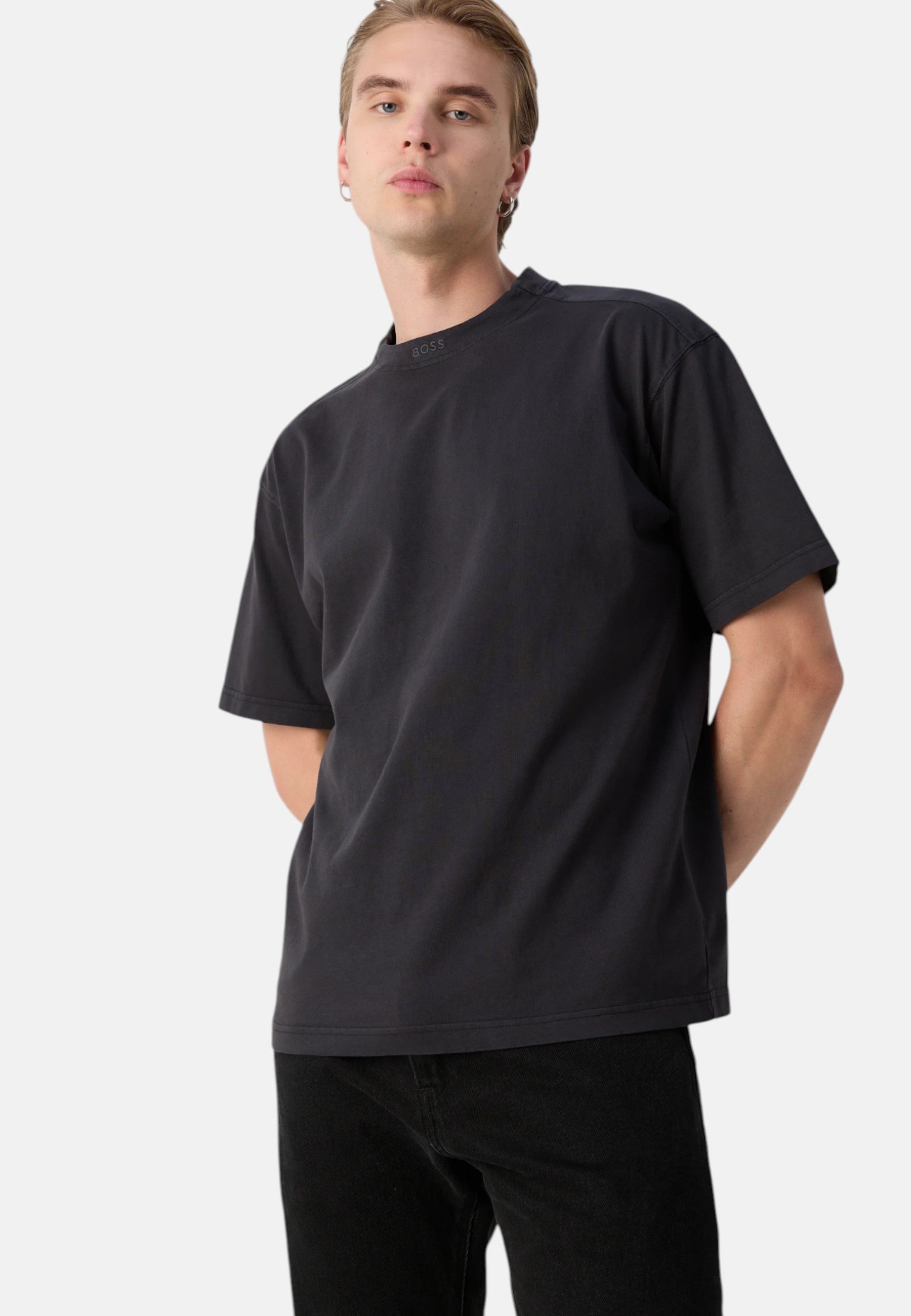 T-Shirt Uomo Boss Black
