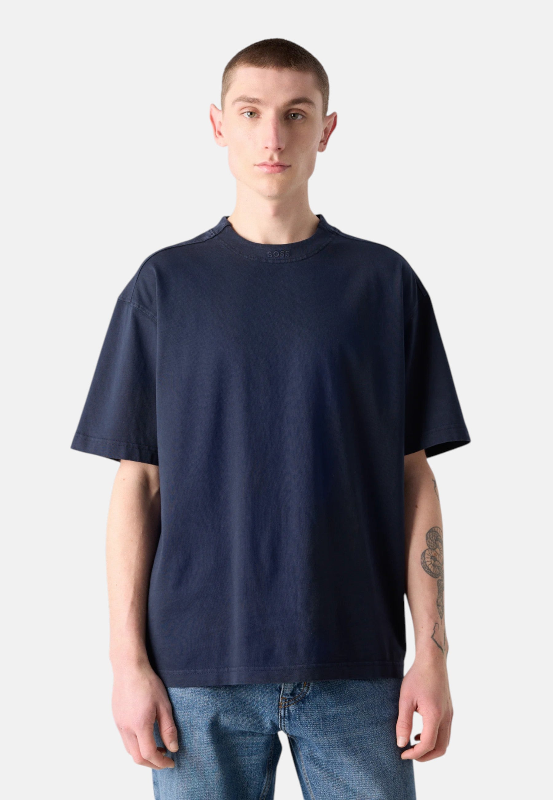 T-Shirt Uomo Boss Dark Blue