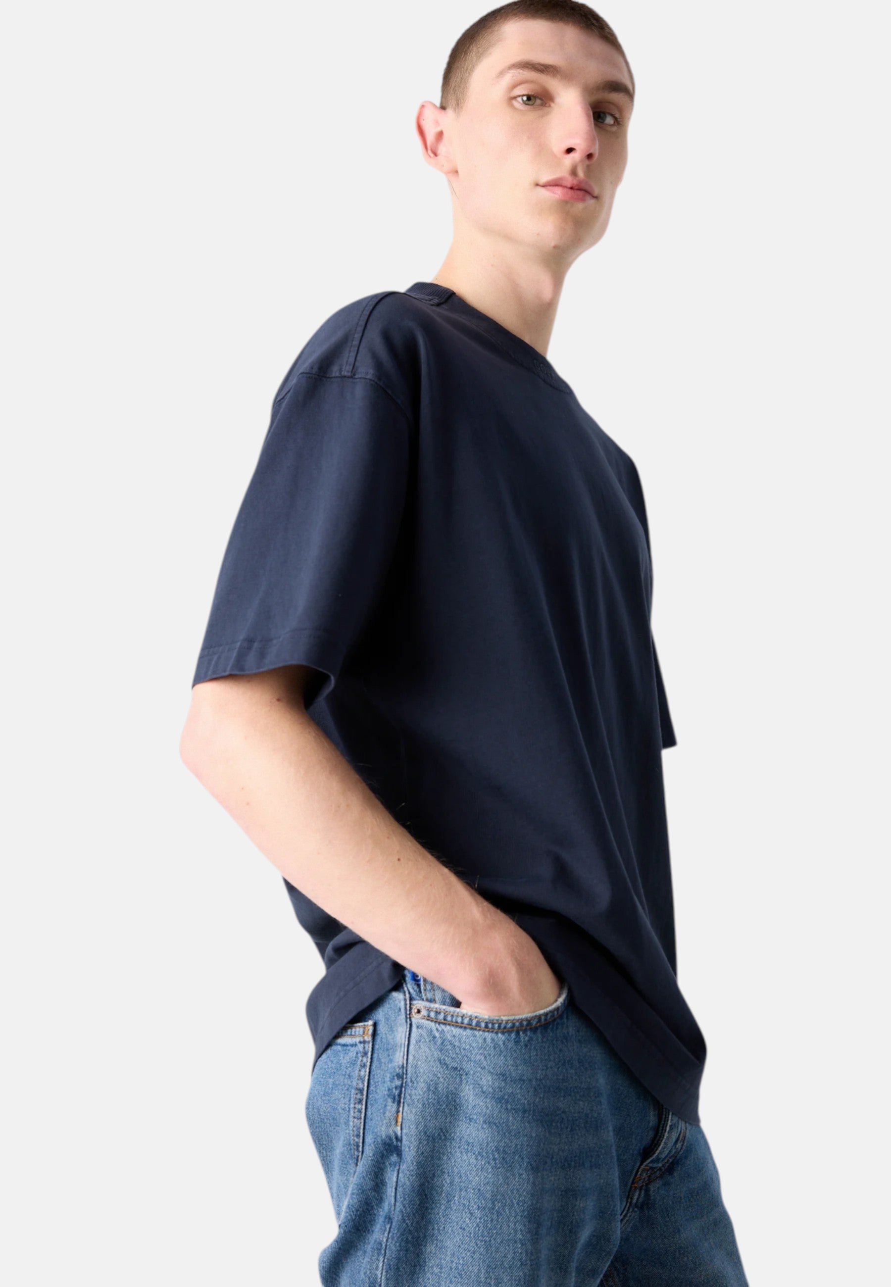 T-Shirt Uomo Boss Dark Blue