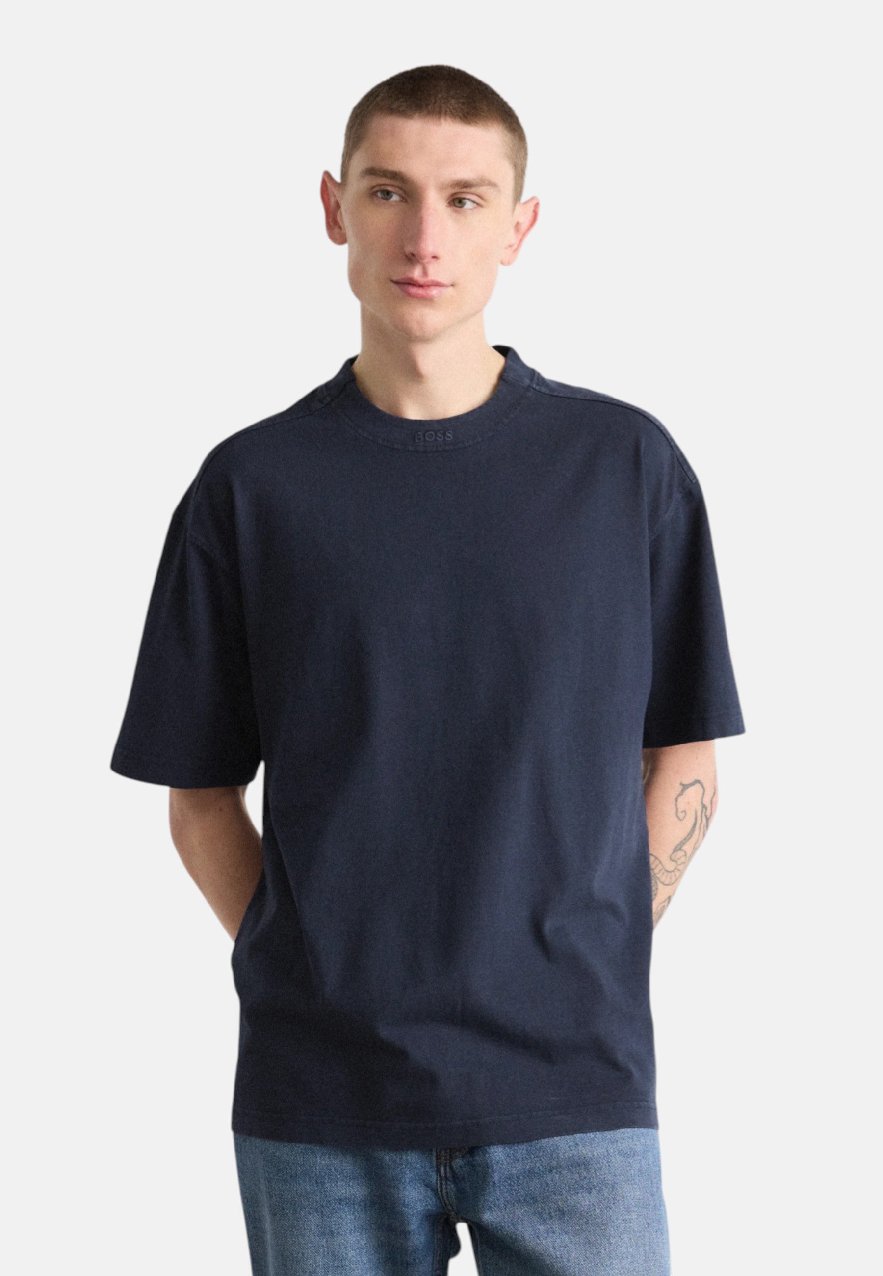 T-Shirt Uomo Boss Dark Blue