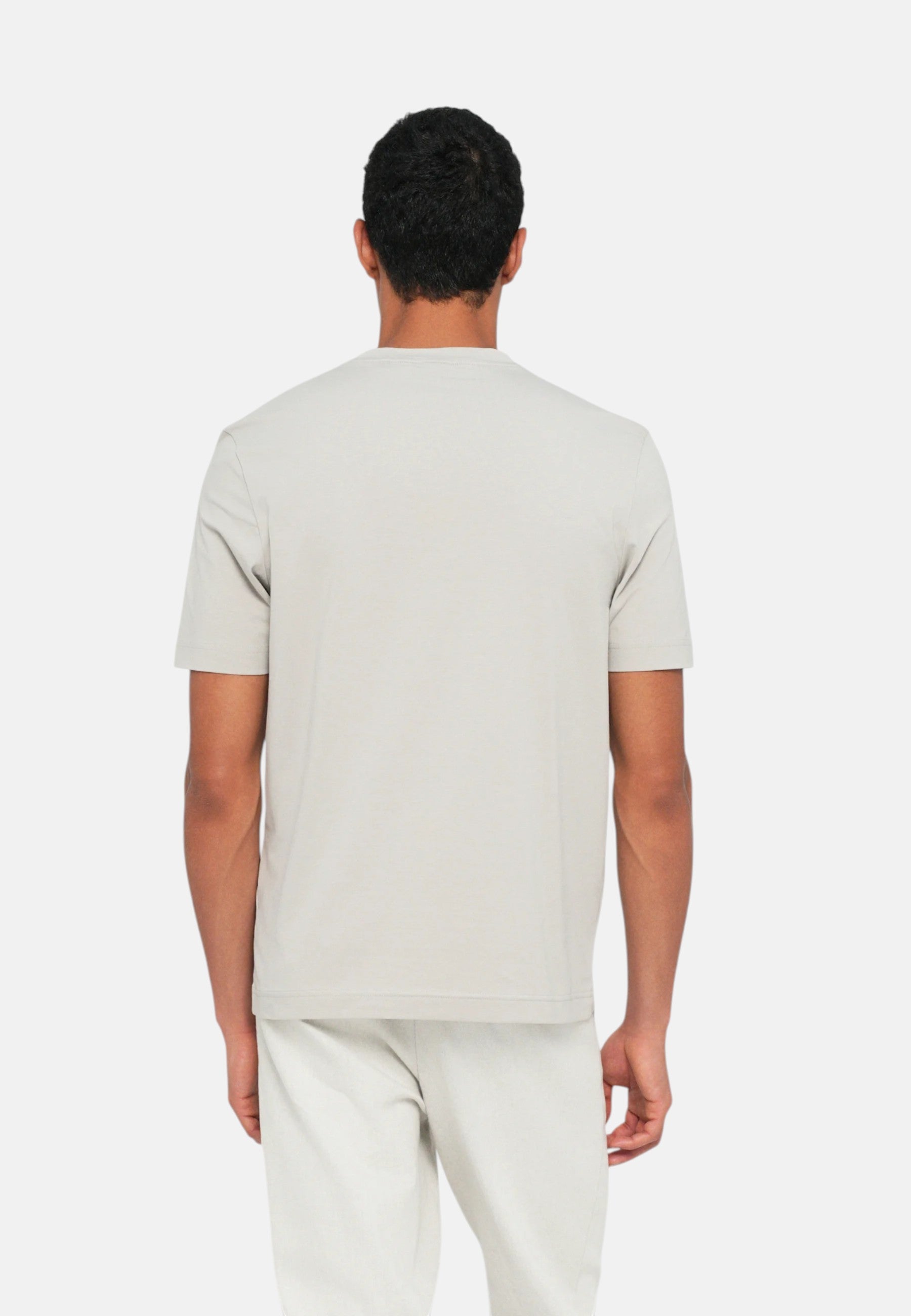 T-Shirt Uomo Boss Open White