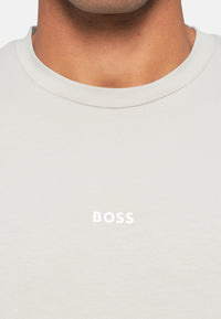 T-Shirt Uomo Boss Open White