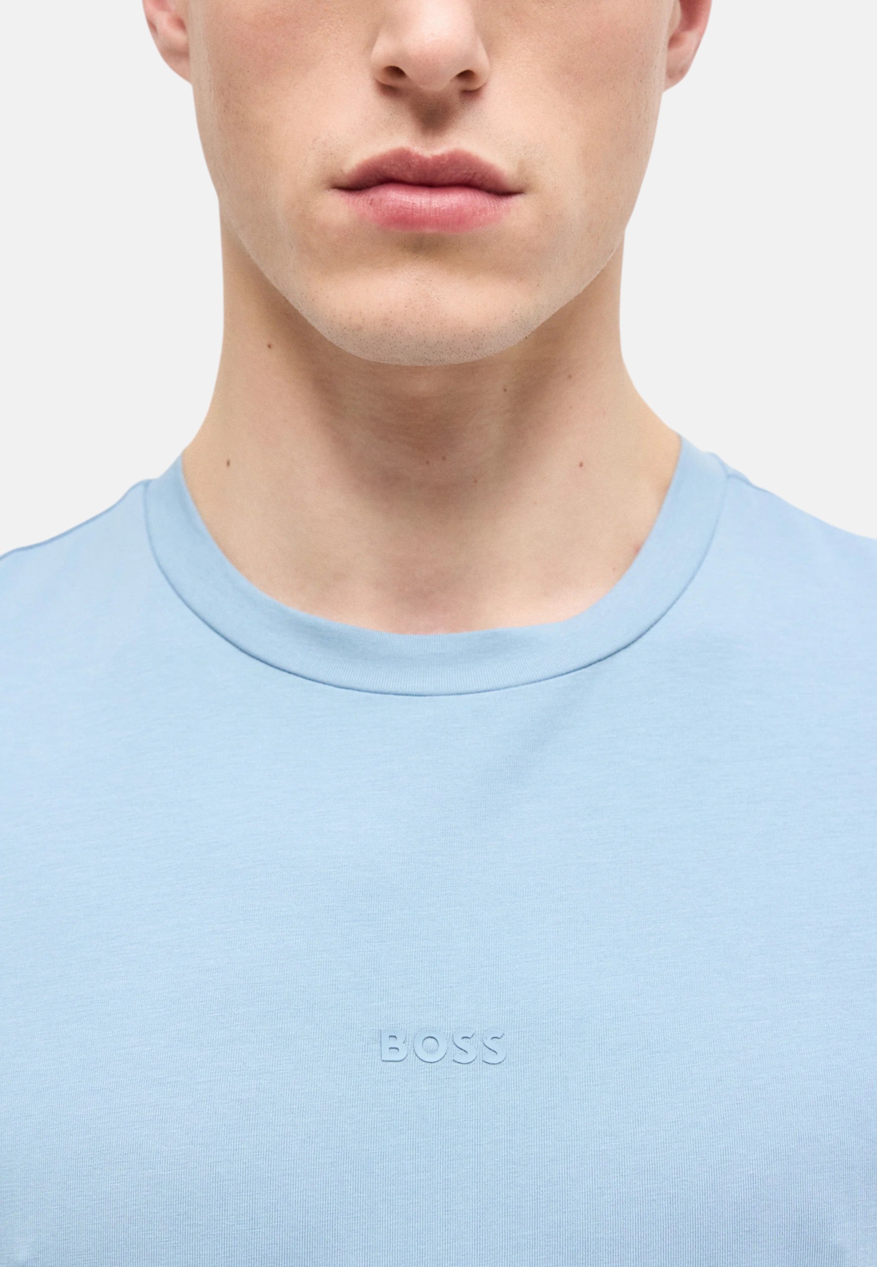 T-Shirt Uomo Boss Light/pastel Blue