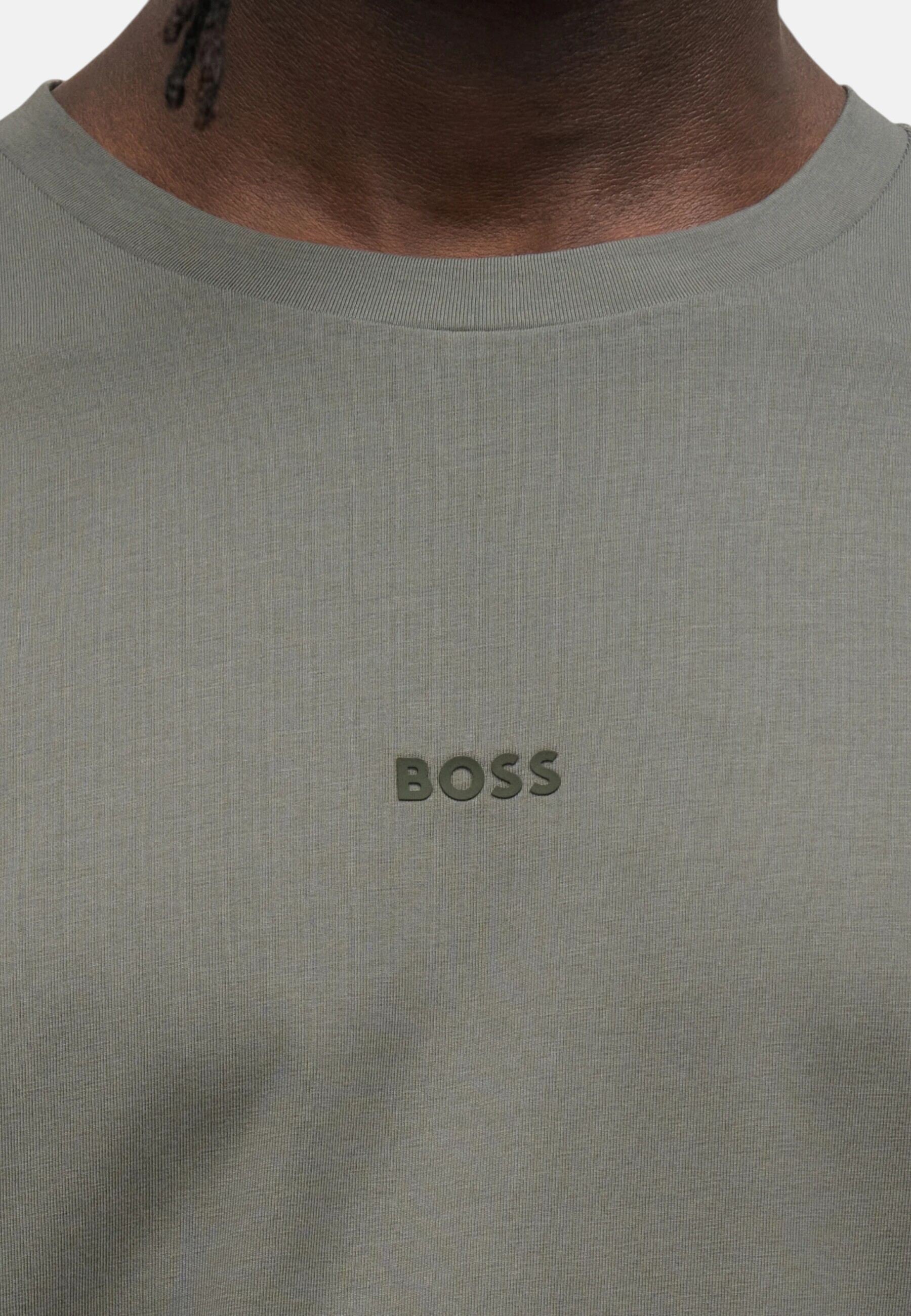 T-Shirt Uomo Boss Open Grey