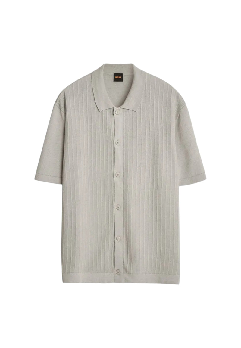 Camicia Uomo Boss Open Grey