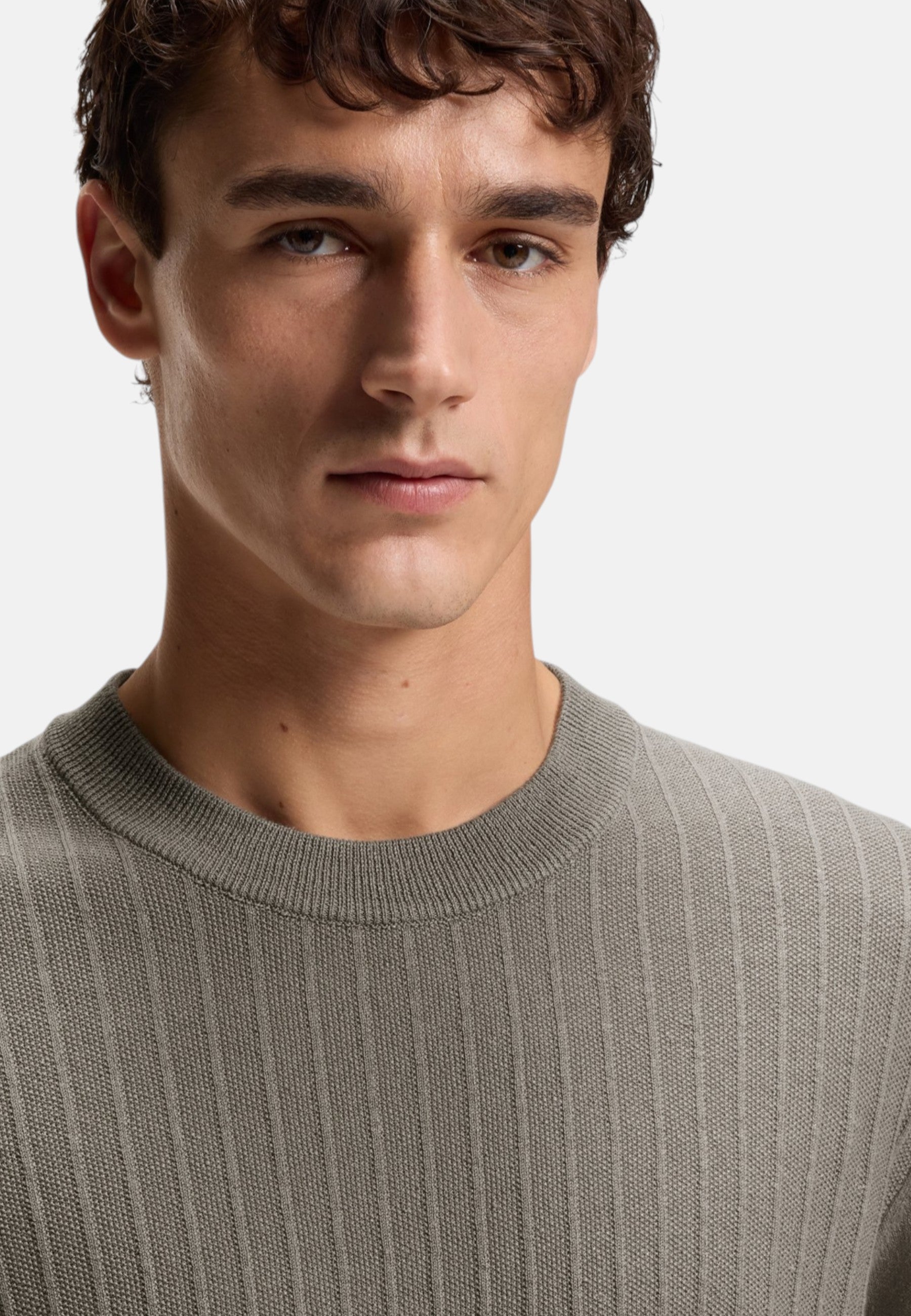 T-SHirt Uomo Boss Open Grey