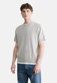 T-Shirt Uomo Boss Open Grey