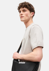 T-Shirt Uomo Boss Open Grey