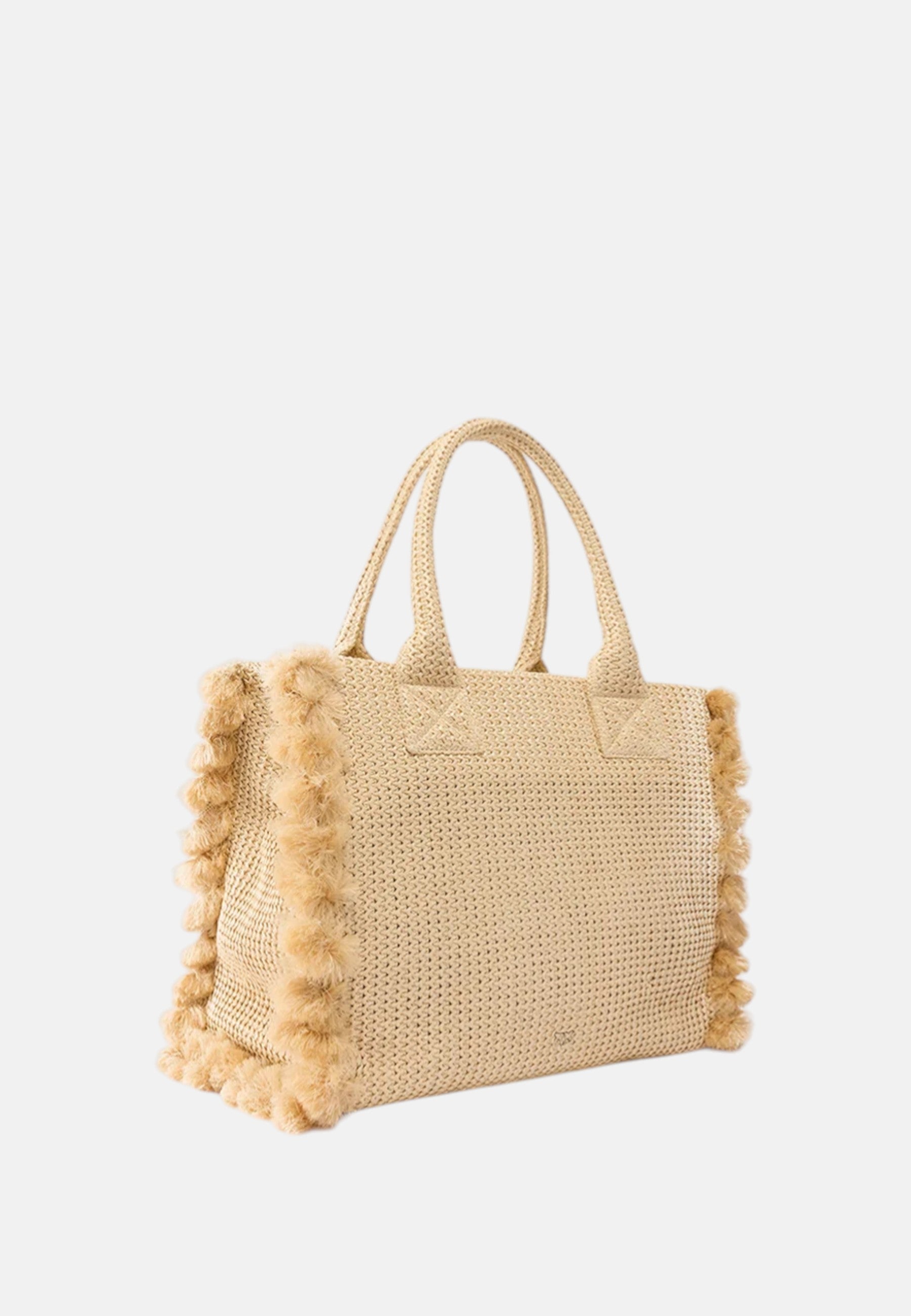Borsa Donna PINKO Paglia/nero
