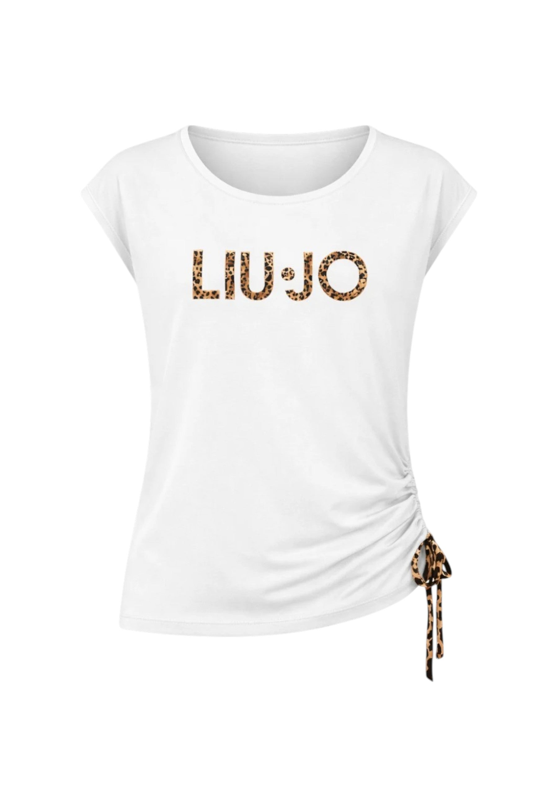 T-Shirt Donna Liu Jo Bianco/animalier