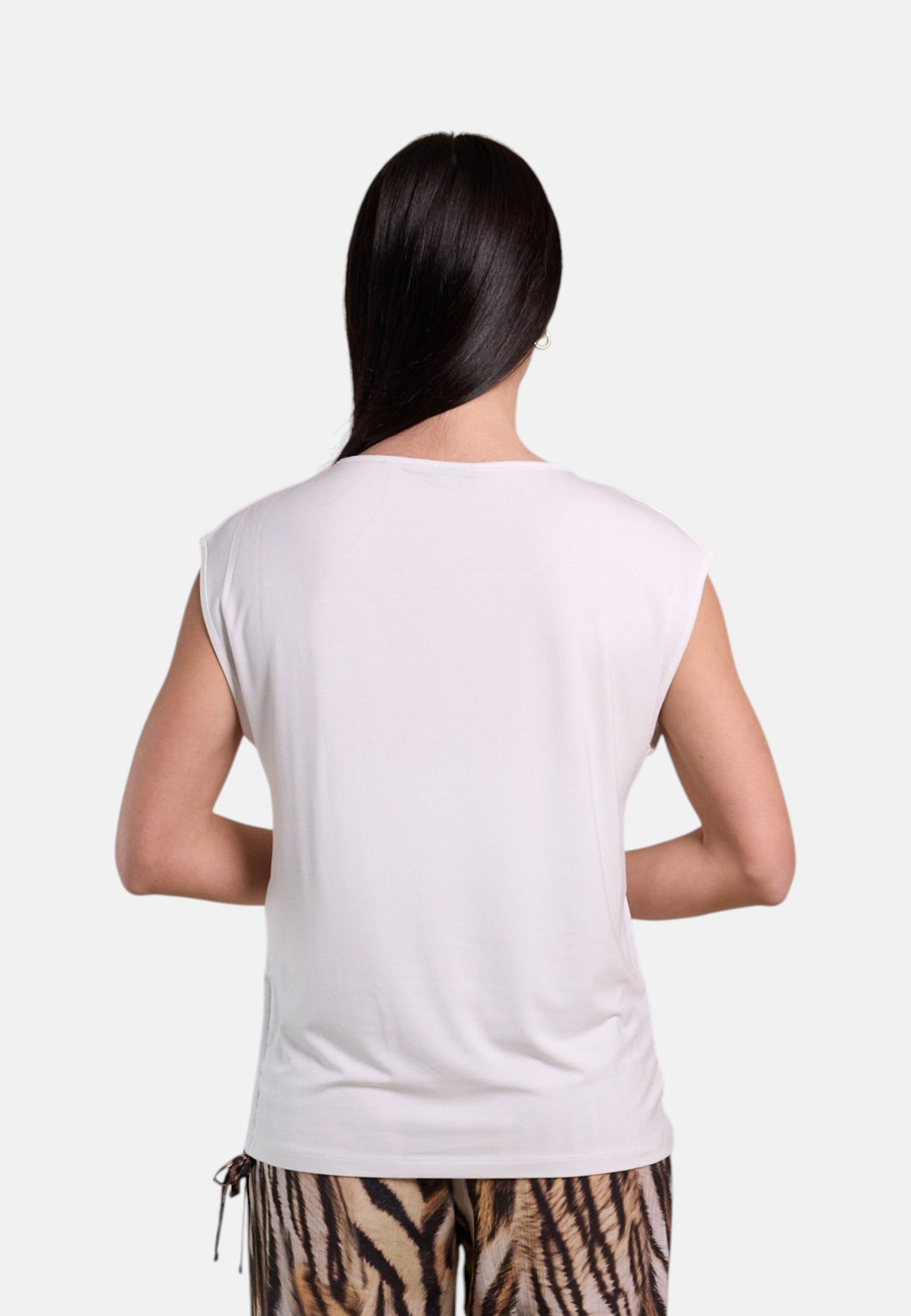 T-Shirt Donna Liu Jo Bianco/animalier
