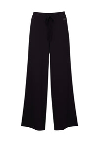 Pantaloni ampi in jersey LIU.JO Nero
