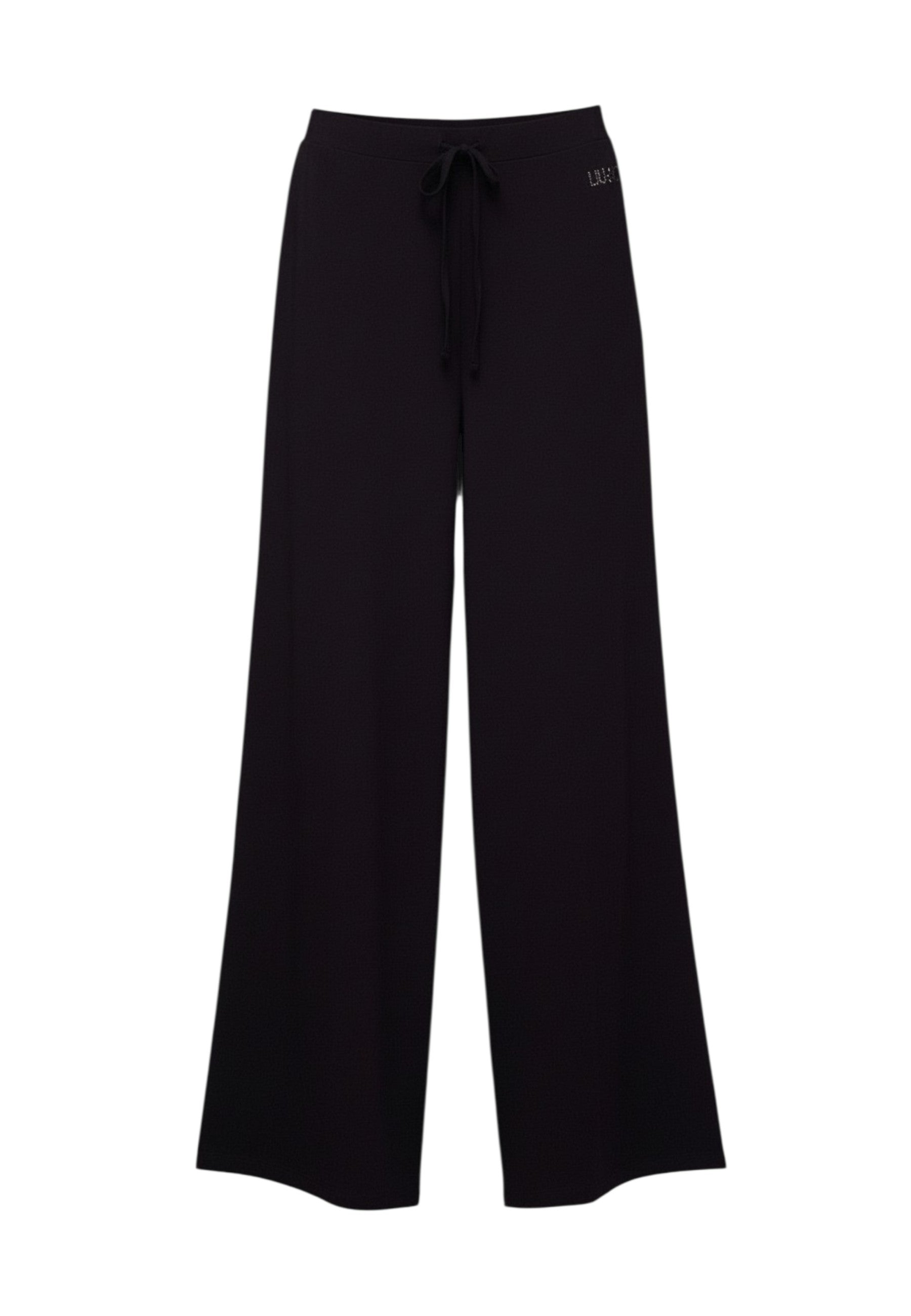 Pantaloni ampi in jersey LIU.JO Nero