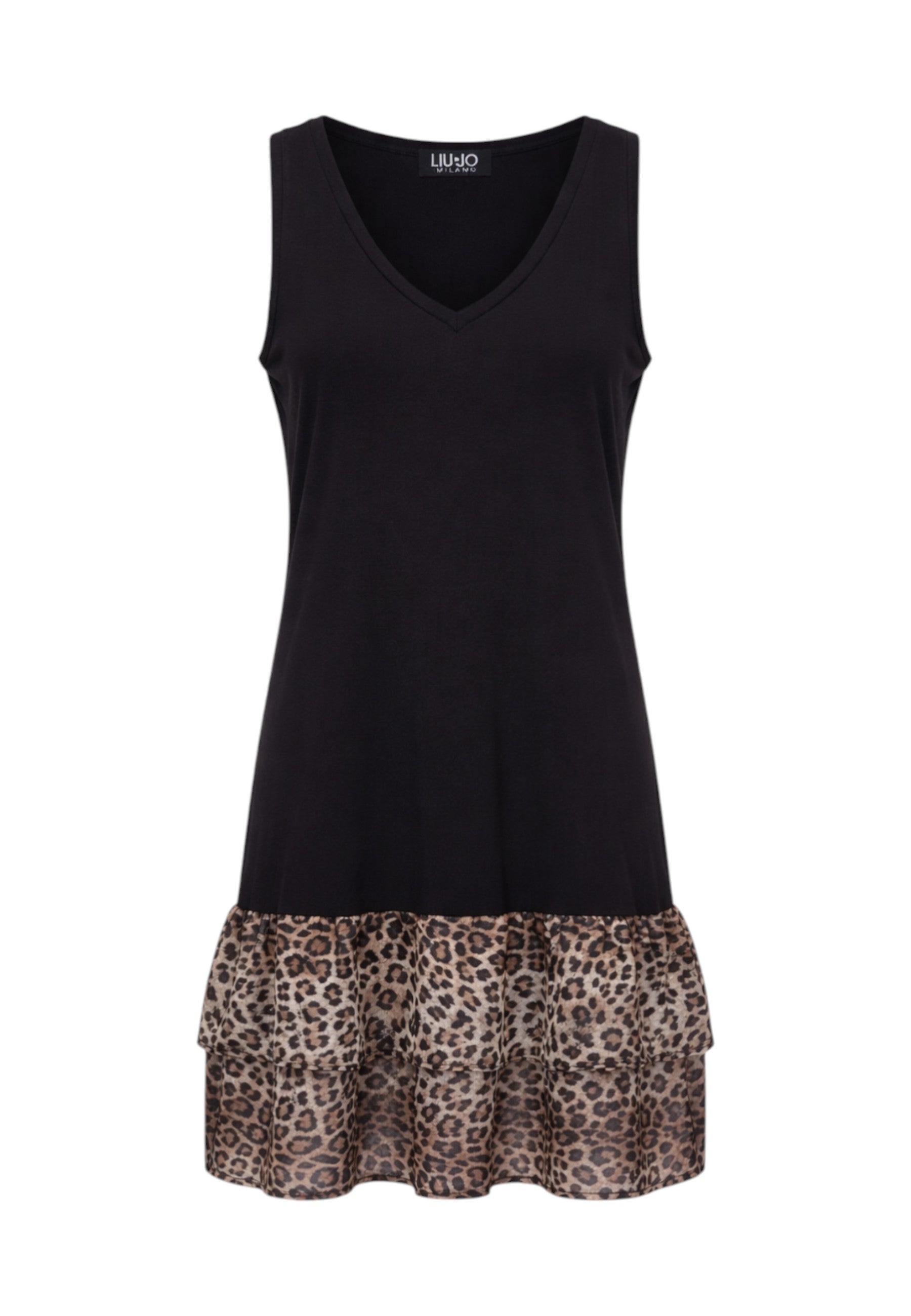 Abito Donna Liu Jo Nero/animalier