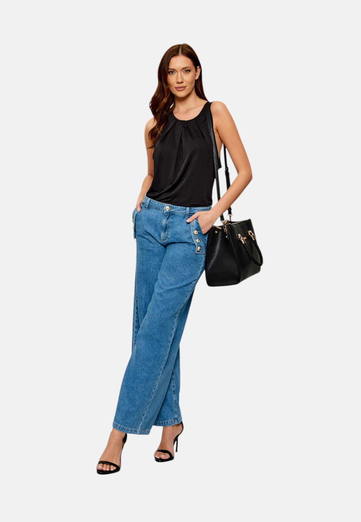 Top Donna Liu Jo Nero