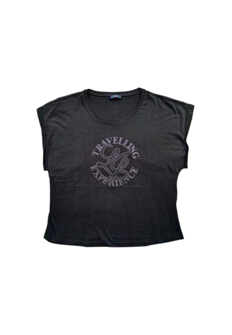 T-Shirt Donna Liu Jo Nero