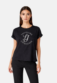 T-Shirt Donna Liu Jo Nero