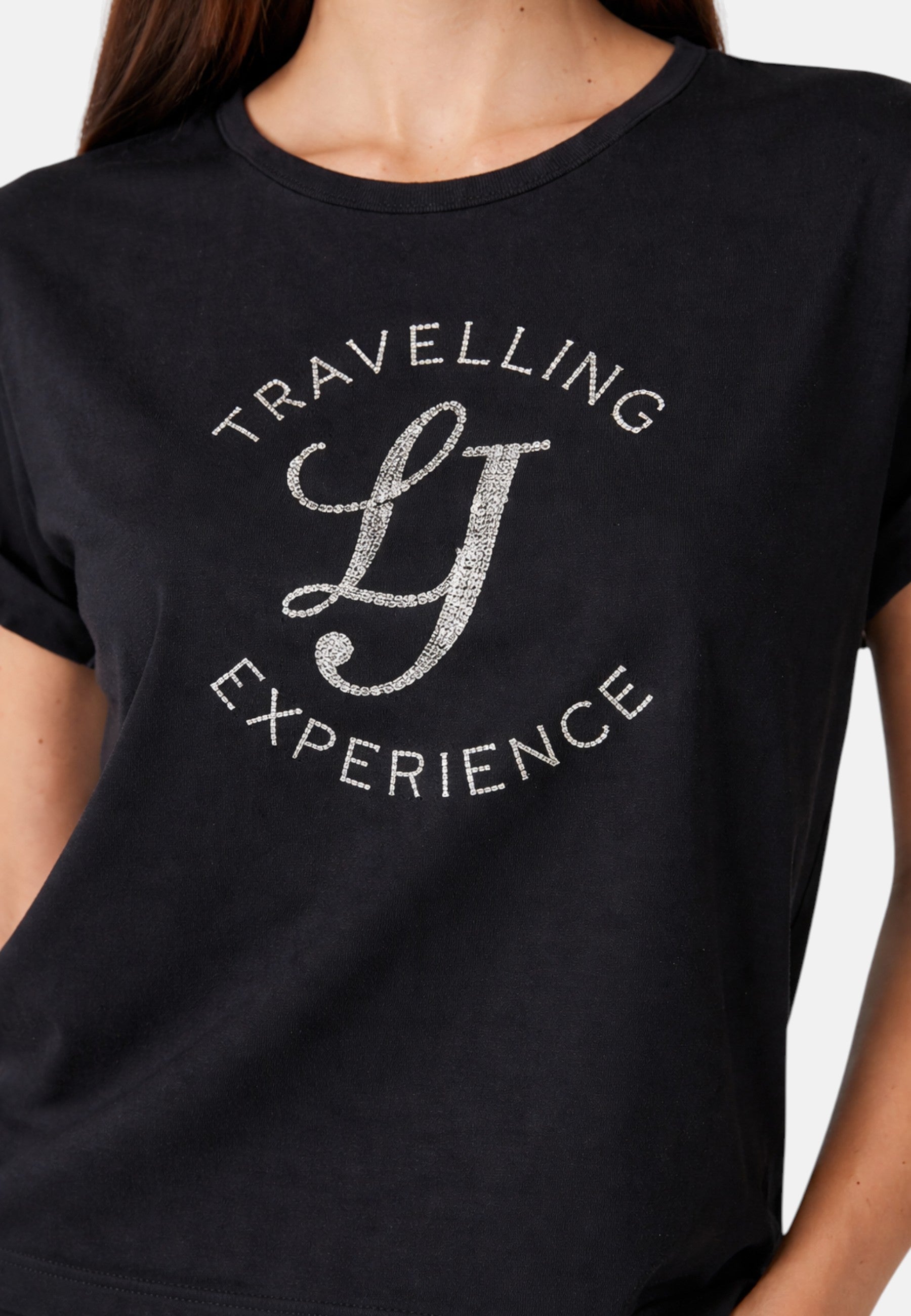 T-Shirt Donna Liu Jo Nero
