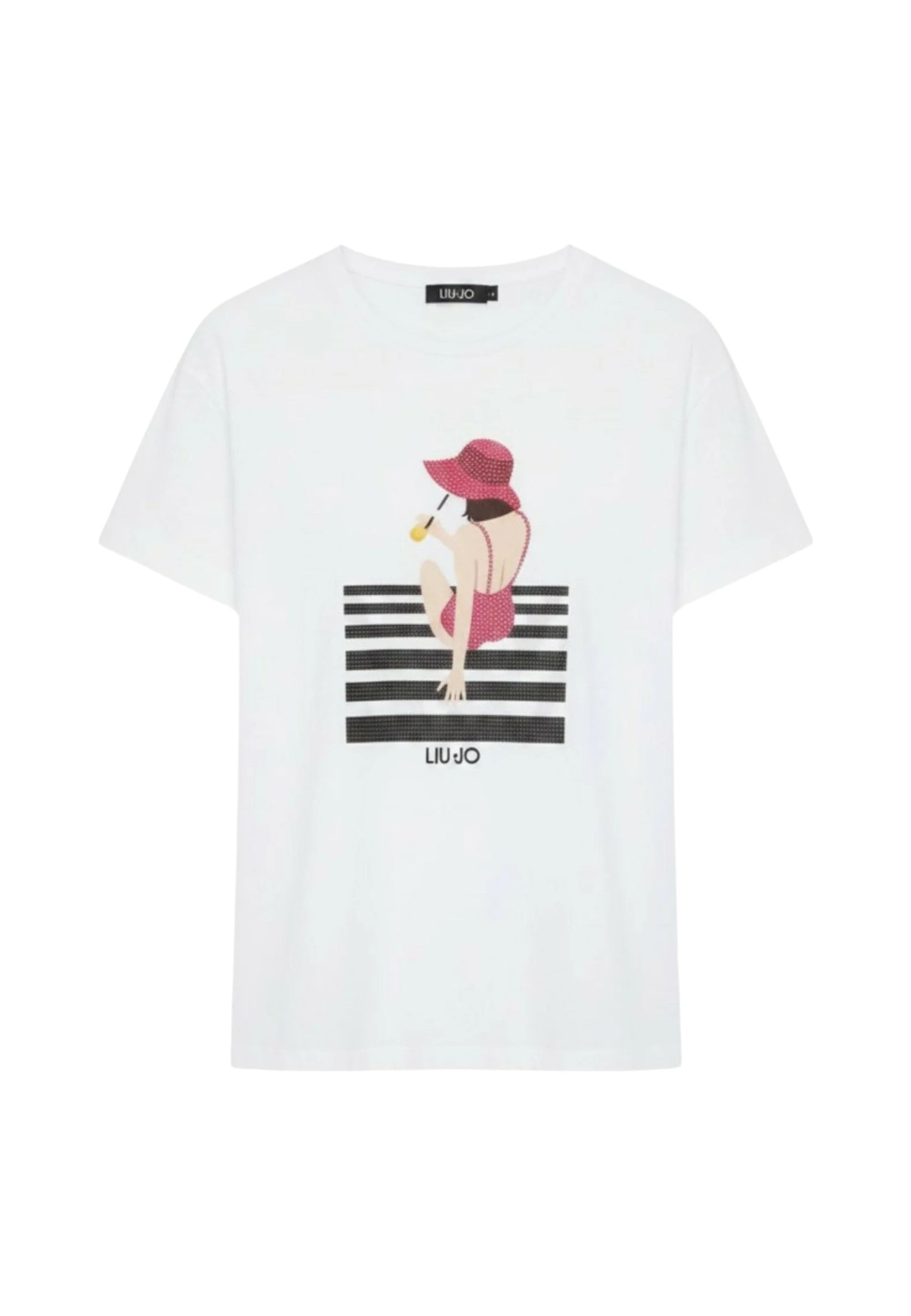 T-Shirt Donna Liu Jo Bianco