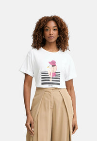T-Shirt Donna Liu Jo Bianco