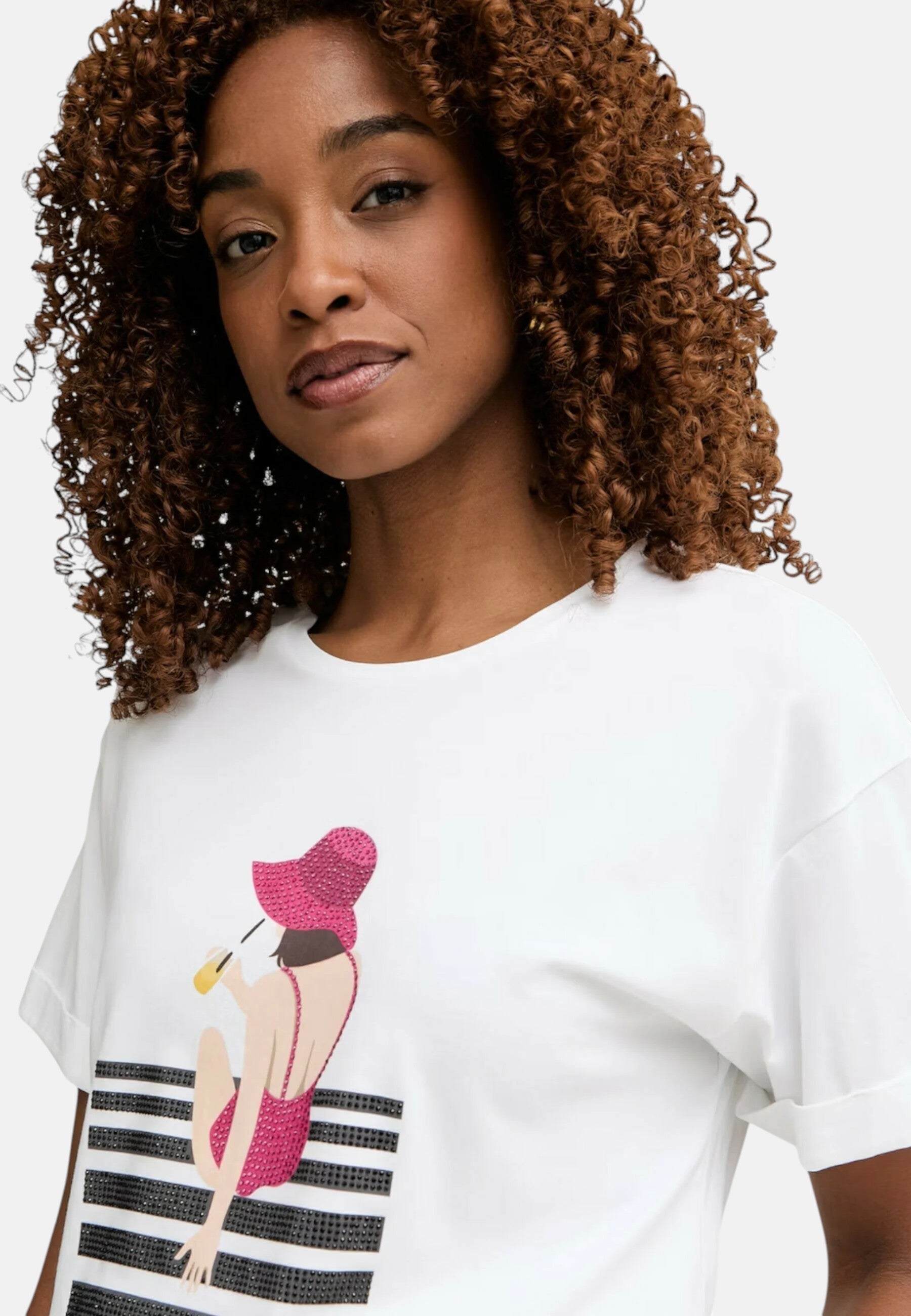 T-Shirt Donna Liu Jo Bianco
