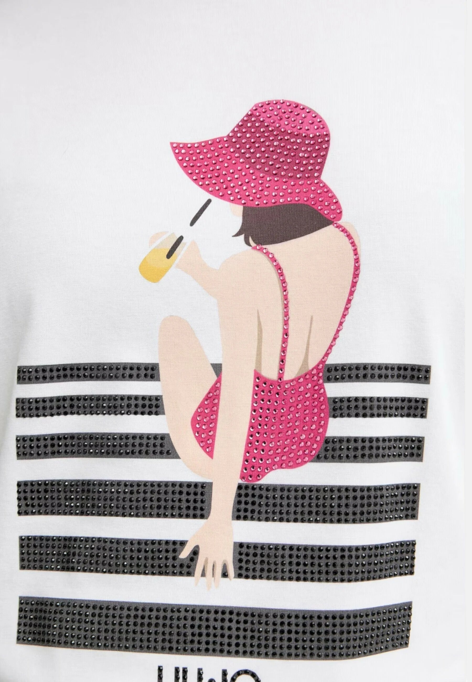 T-Shirt Donna Liu Jo Bianco