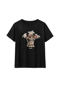 T-Shirt Donna Liu Jo Nero