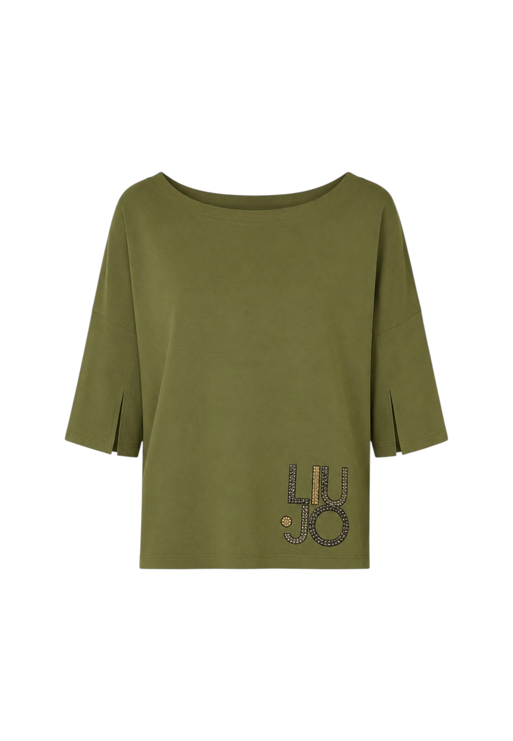 T-Shirt Liu Jo Donna Manica a 3/4 Regular Fit Sea Turtle