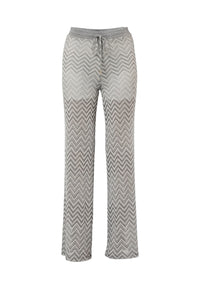 Pantaloni in Maglia Donna Liu Jo Nero/silver