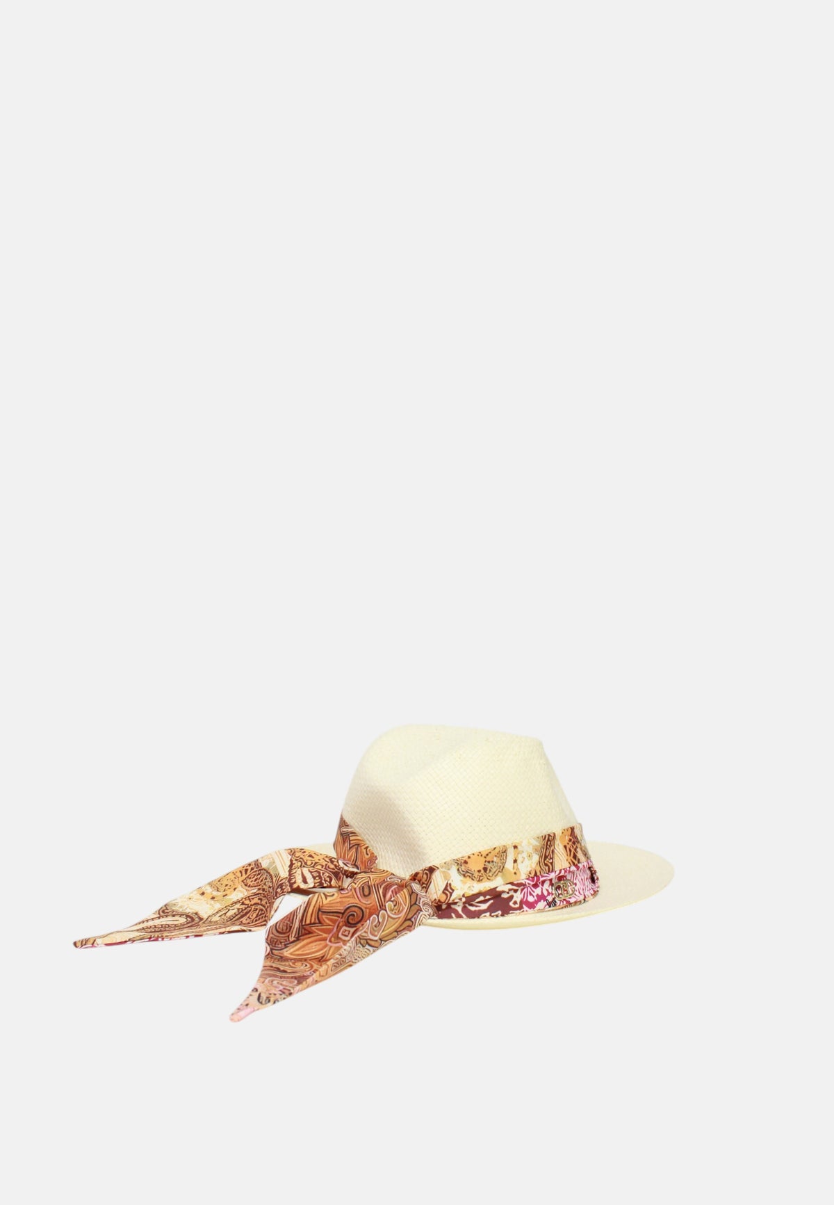 Cappello Donna panama con nastro foulard Liu Jo Naturale