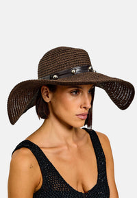 Cappello in Paglia Donna Liu Jo Cuoio