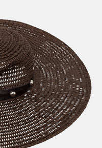 Cappello in Paglia Donna Liu Jo Cuoio