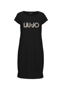 Abito Donna Liu Jo Nero/animalier