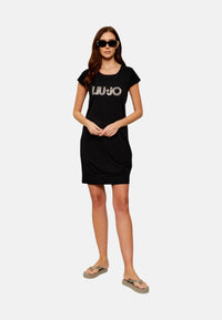 Abito Donna Liu Jo Nero/animalier