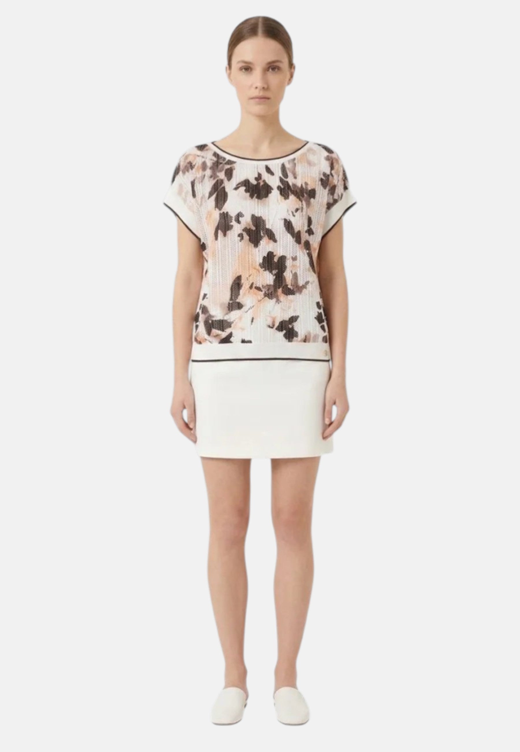 T-Shirt Donna Liu Jo Marrone