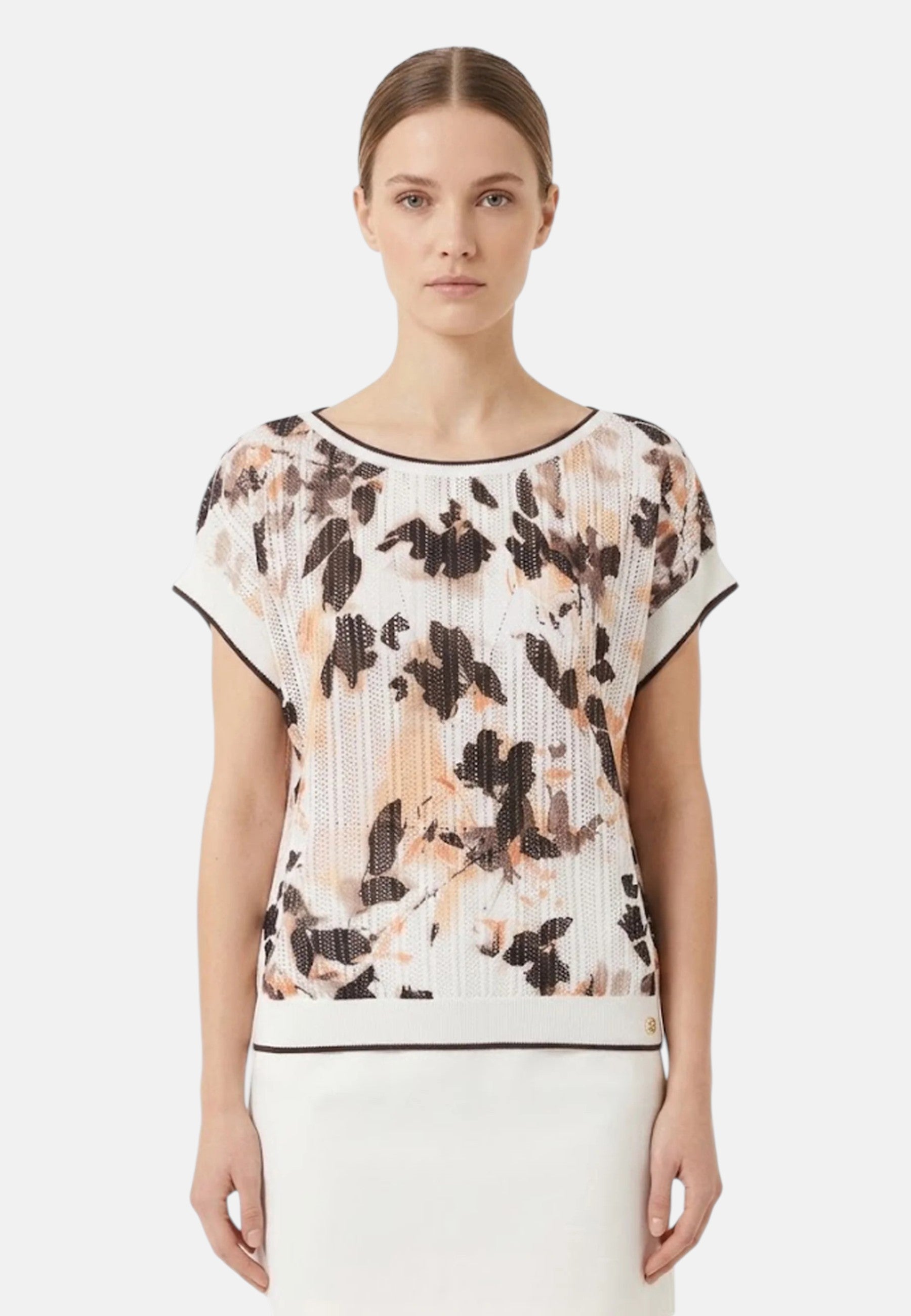 T-Shirt Donna Liu Jo Marrone