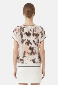 T-Shirt Donna Liu Jo Marrone
