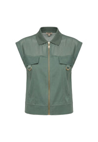 Gilet Donna Liu Jo Verde Militare