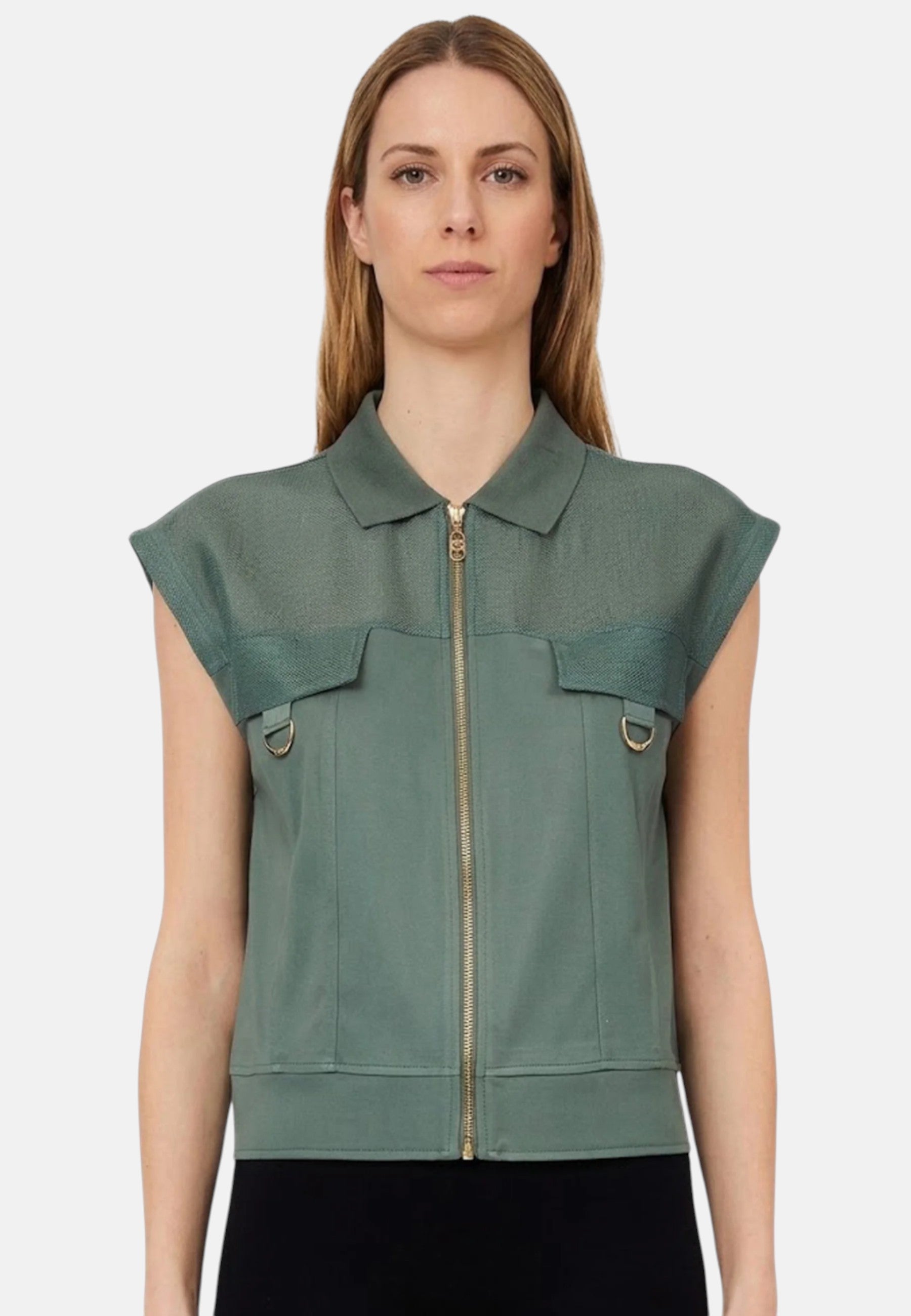 Gilet Donna Liu Jo Verde Militare