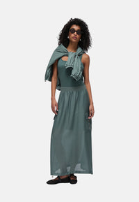 Gonna Donna Liu Jo Verde Militare