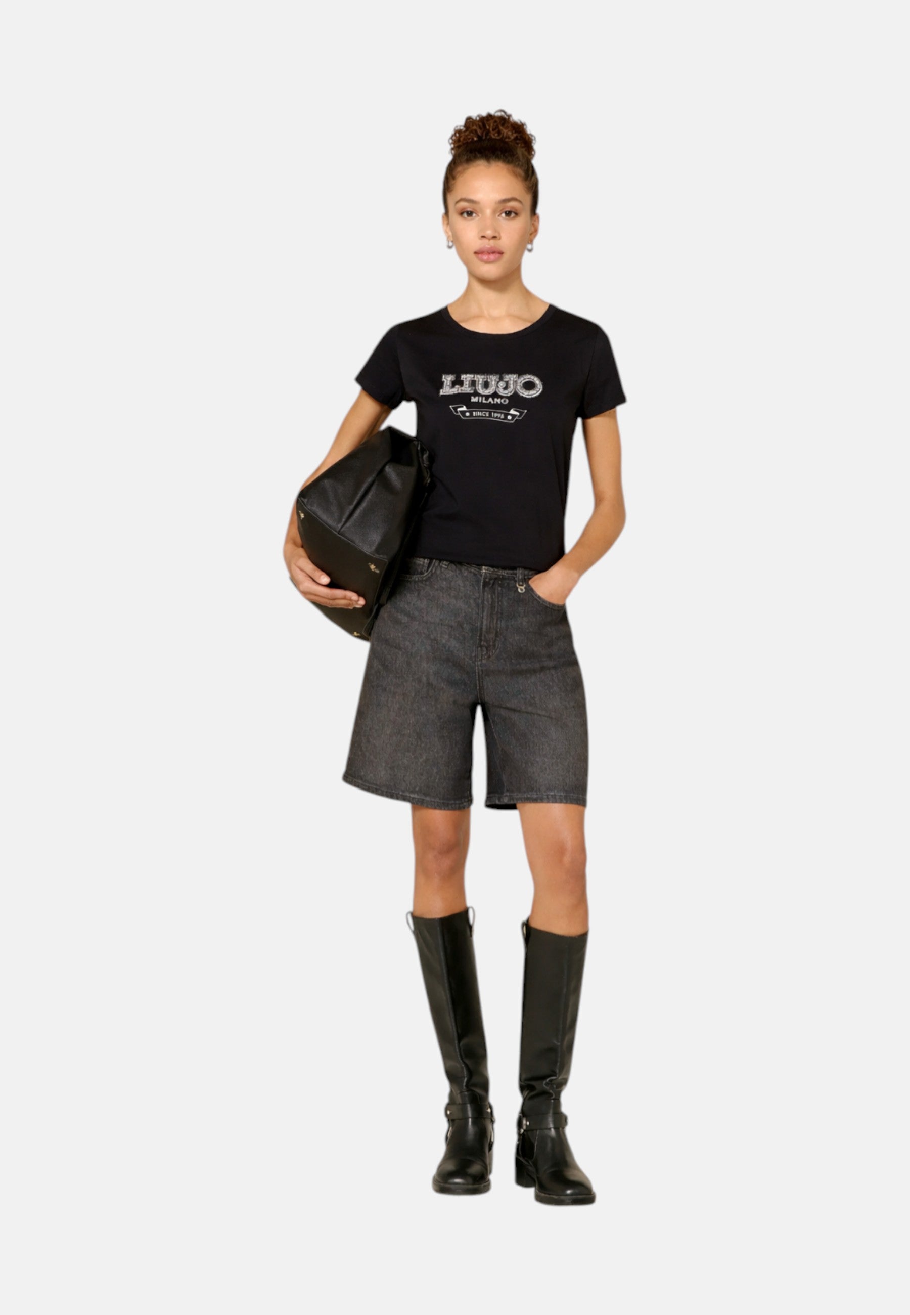 T-SHirt Donna Liu Jo Nero