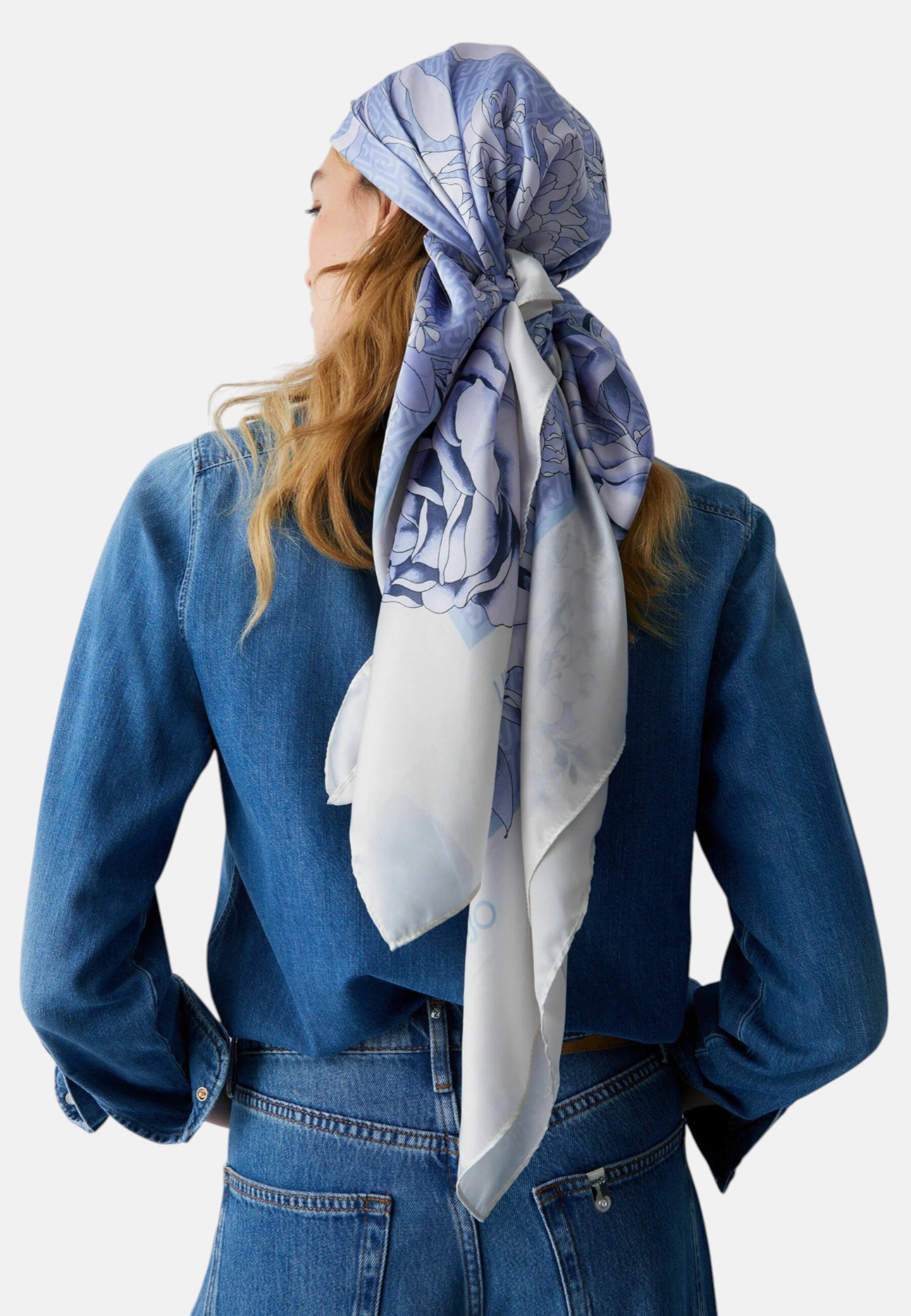 Foulard Donna Liu Jo Light Blue