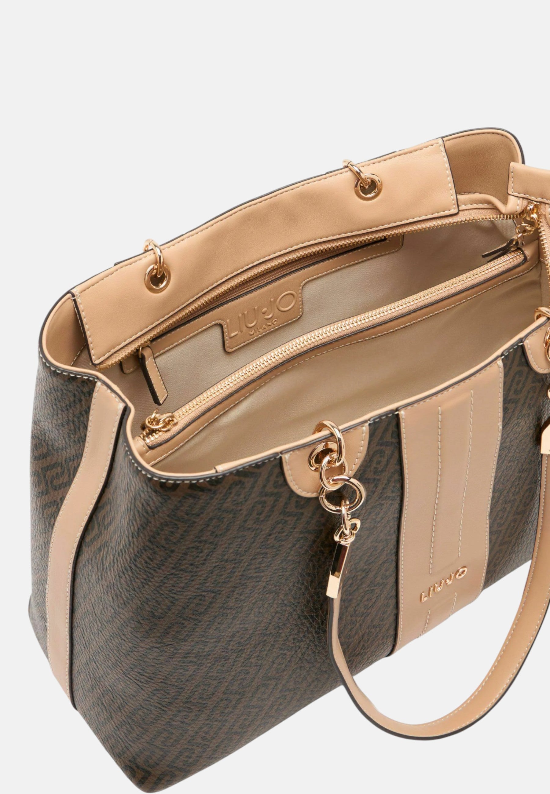 Borsa Donna Liu Jo Testa Di Moro/cipria