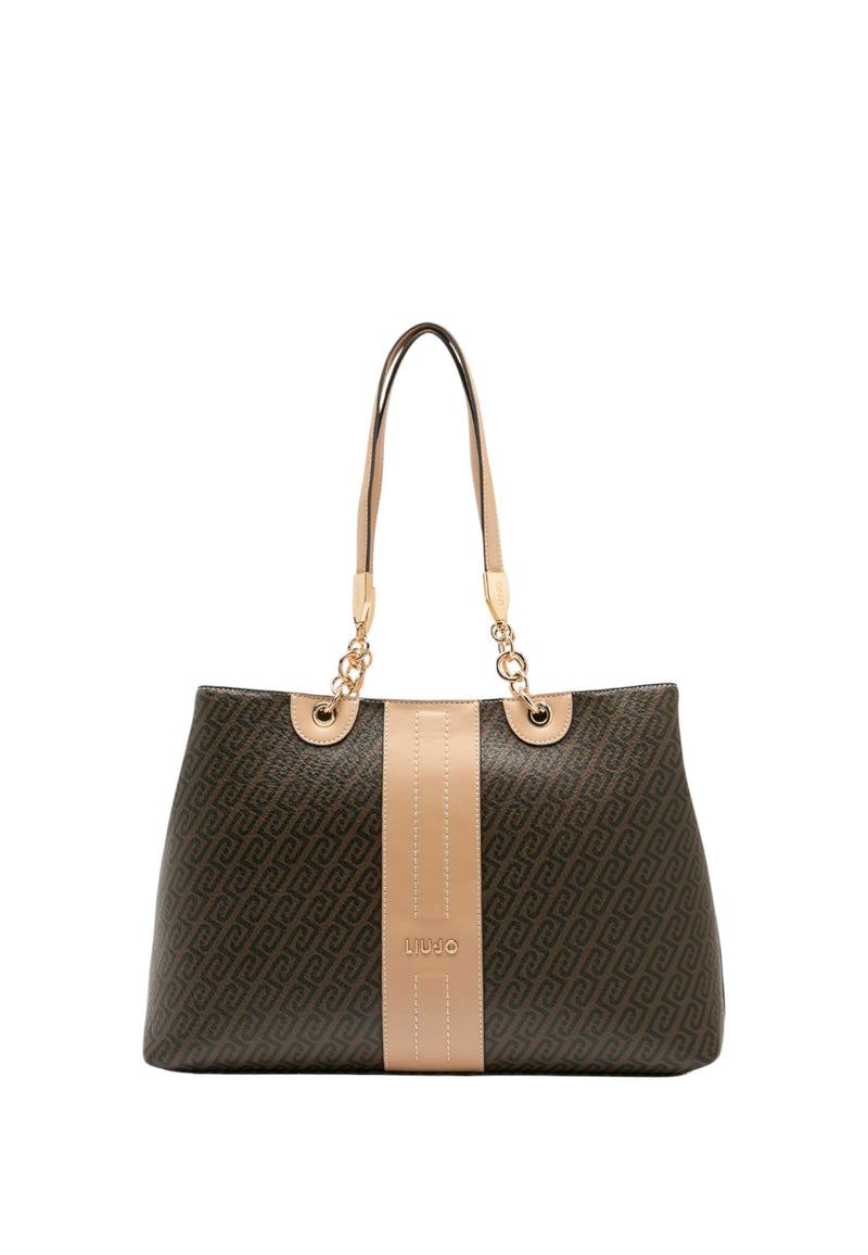 Borsa Donna Liu Jo Testa Di Moro/cipria