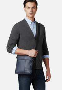 Borsello Uomo PIQUADRO Blu