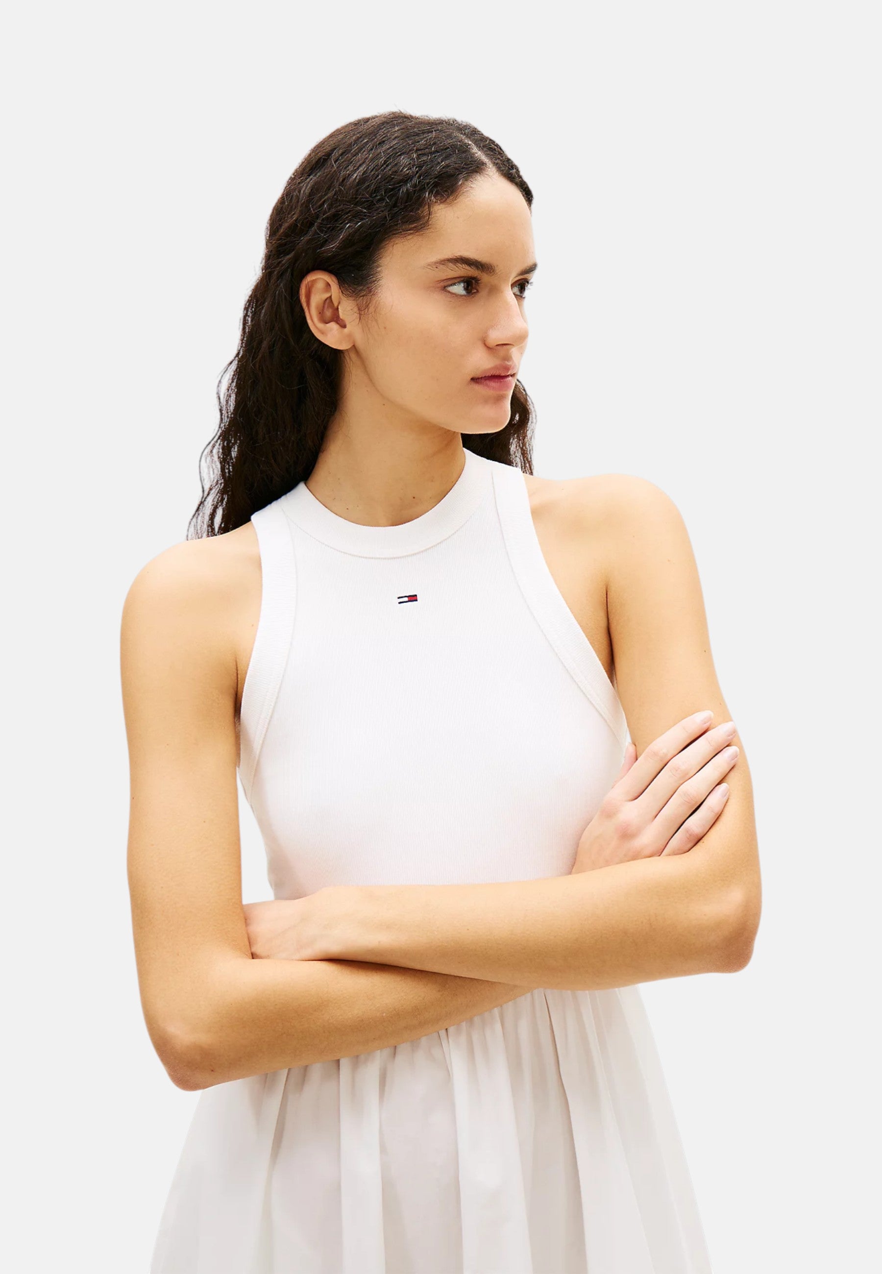 Abito Donna Tommy Hilfiger Ecru