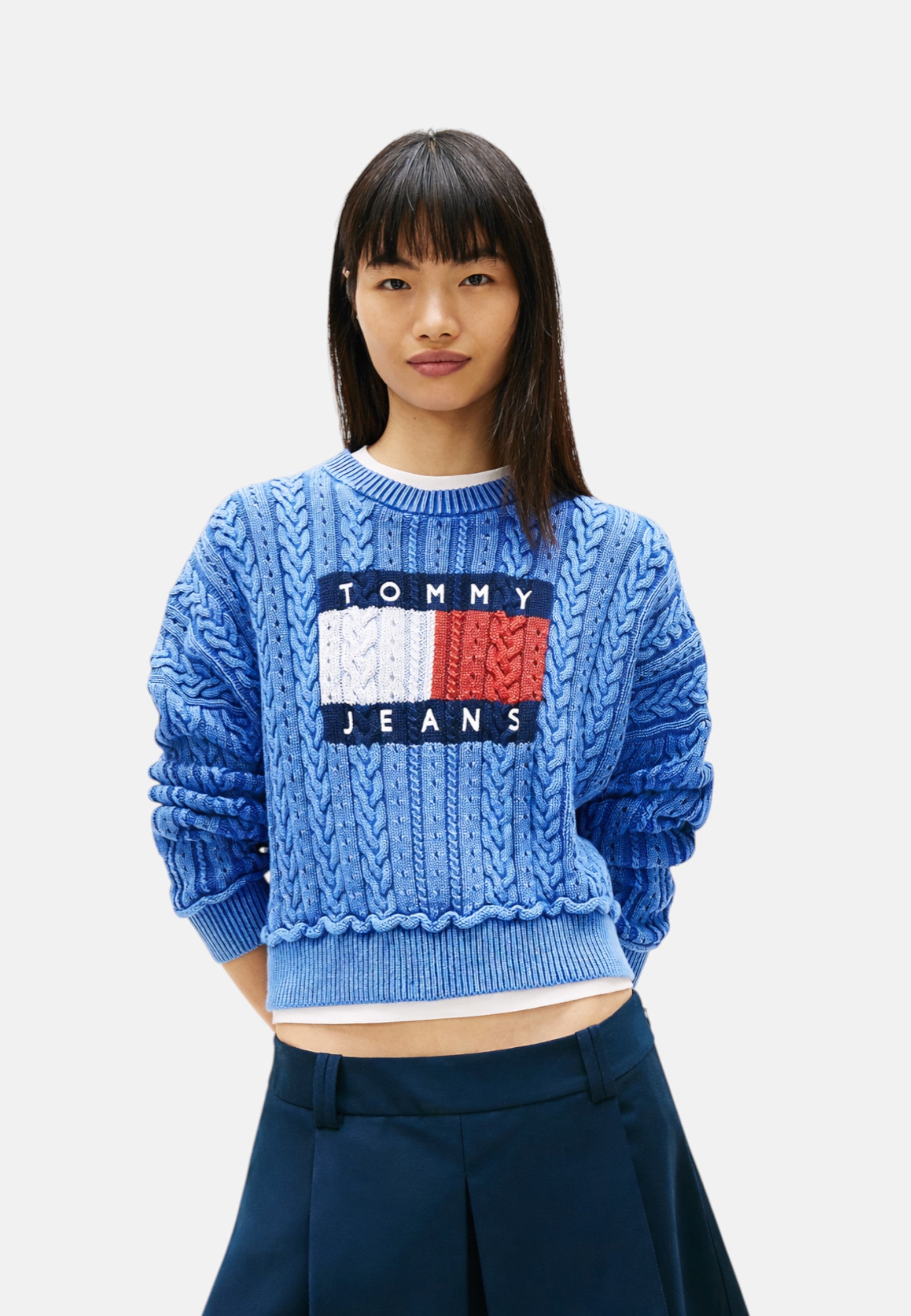 Felpa Donna Tommy Hilfiger Empire Blue