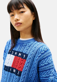 Felpa Donna Tommy Hilfiger Empire Blue